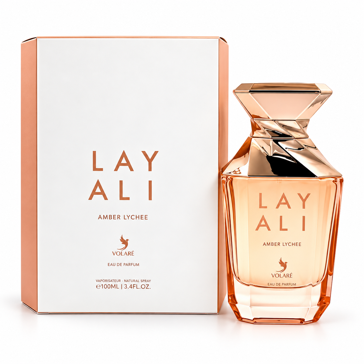 Layali Amber Lychee Volaré – EDP Femme 100 ml