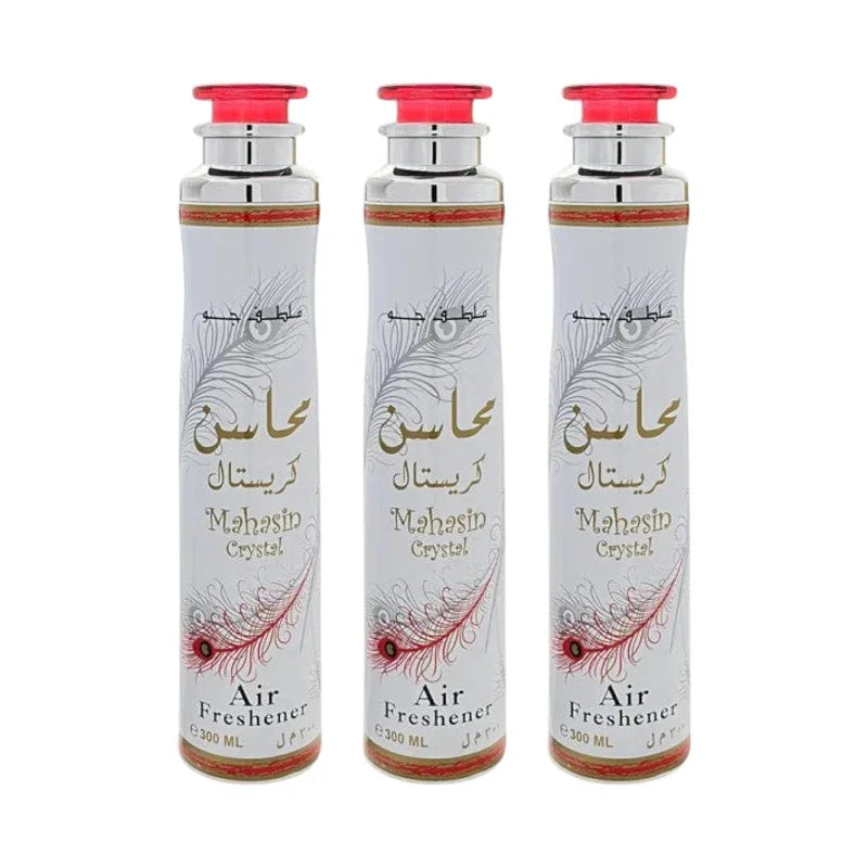 Mahasin Crystal – Lattafa Désodorisant d'Intérieur 300ml