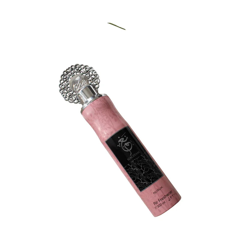 Diffuseur d'air rose Nusuk avec pommeau décoratif, parfum d'intérieur élégant