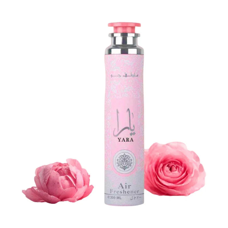 Désodorisant aérien Yara rose de 300 ml avec fleurs de pivoine