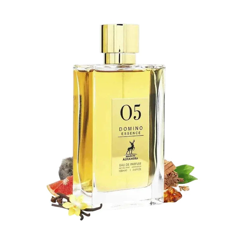 Parfum Domino Essence 05 Maison Alhambra Eau de Parfum 100ml avec notes de vanille et épices
