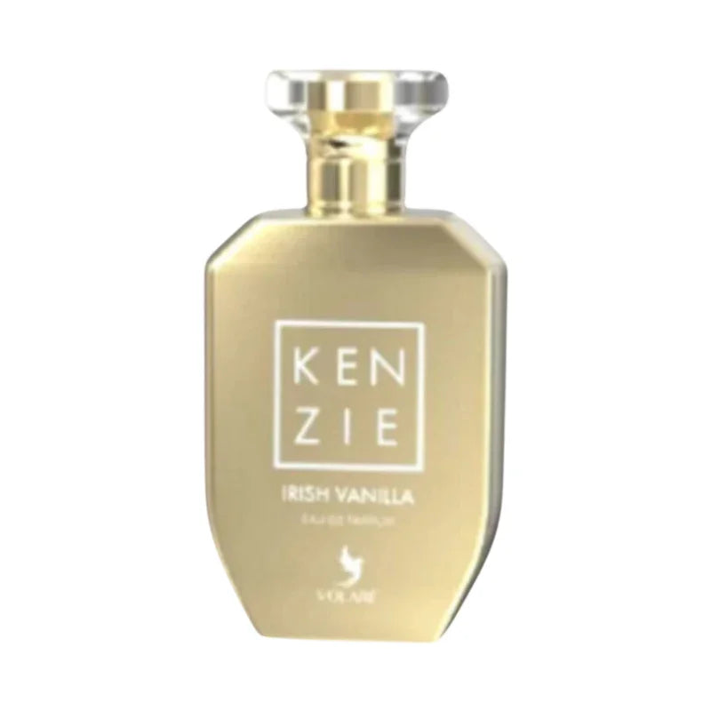 Parfum Kenzie Irish Vanilla dans un flacon doré élégant