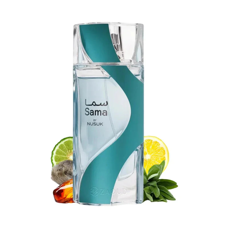 Parfum Sama by Nusuk avec notes de citron, lime et herbes fraîches