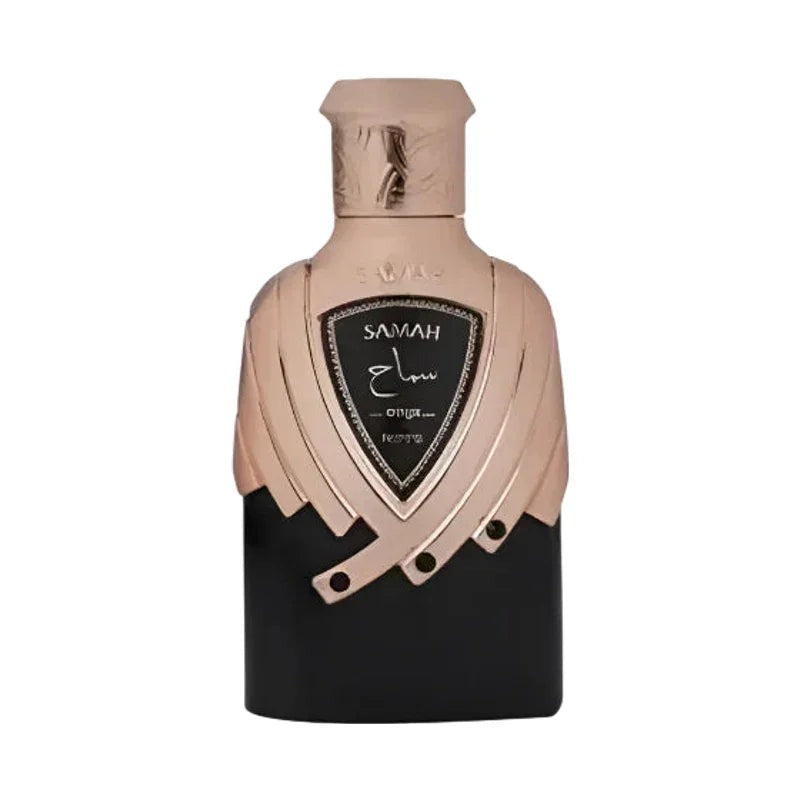 ARVOLA_SHOWCASE — Samah Onxy, photo artistique (Épices douces, fruits, Rose, accords floraux, ambre, Musc, santal, vanille)