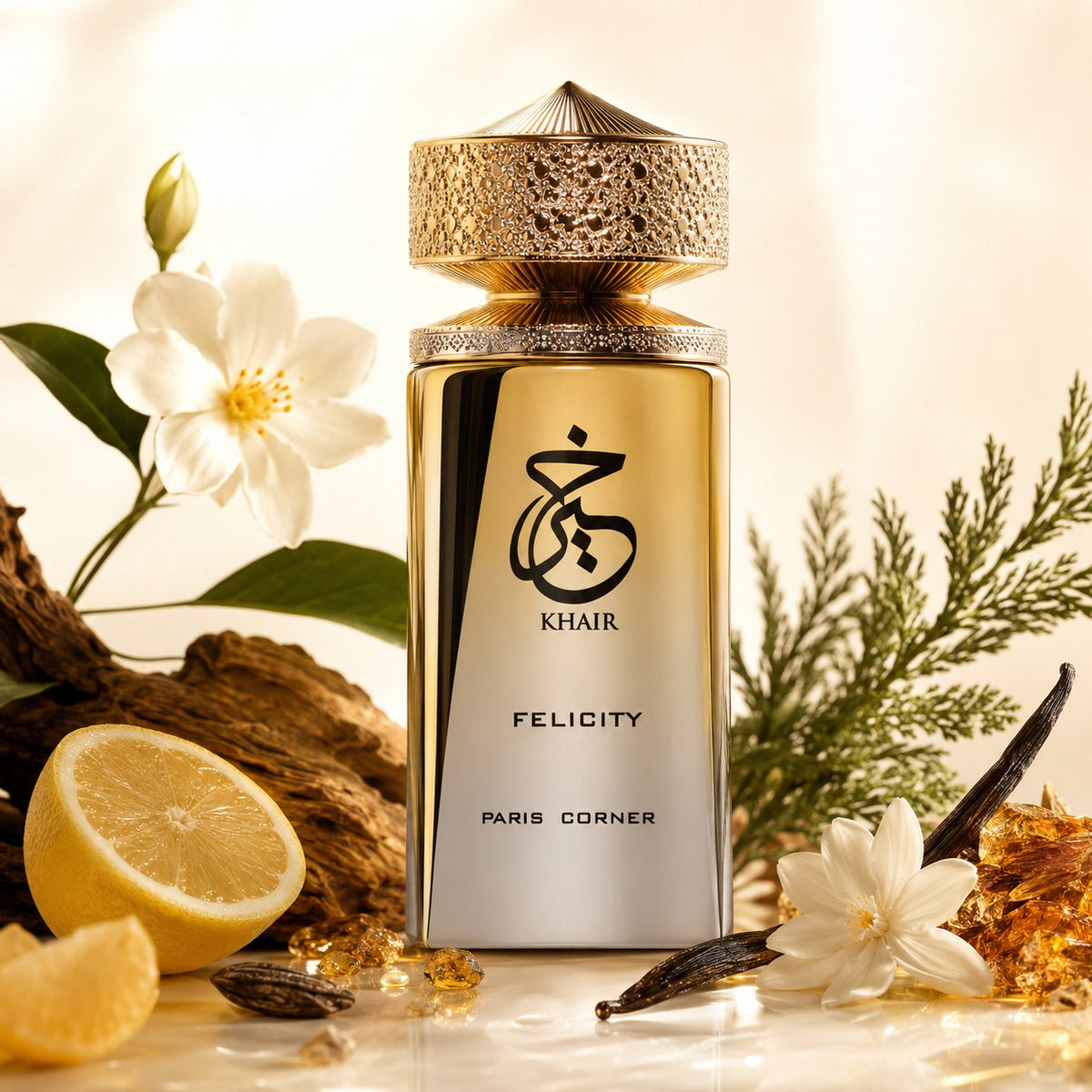 ARVOLA_SHOWCASE — Khair Felicity, photo artistique (fragrance distinctive, durable et agréable à porter en toutes saisons.)