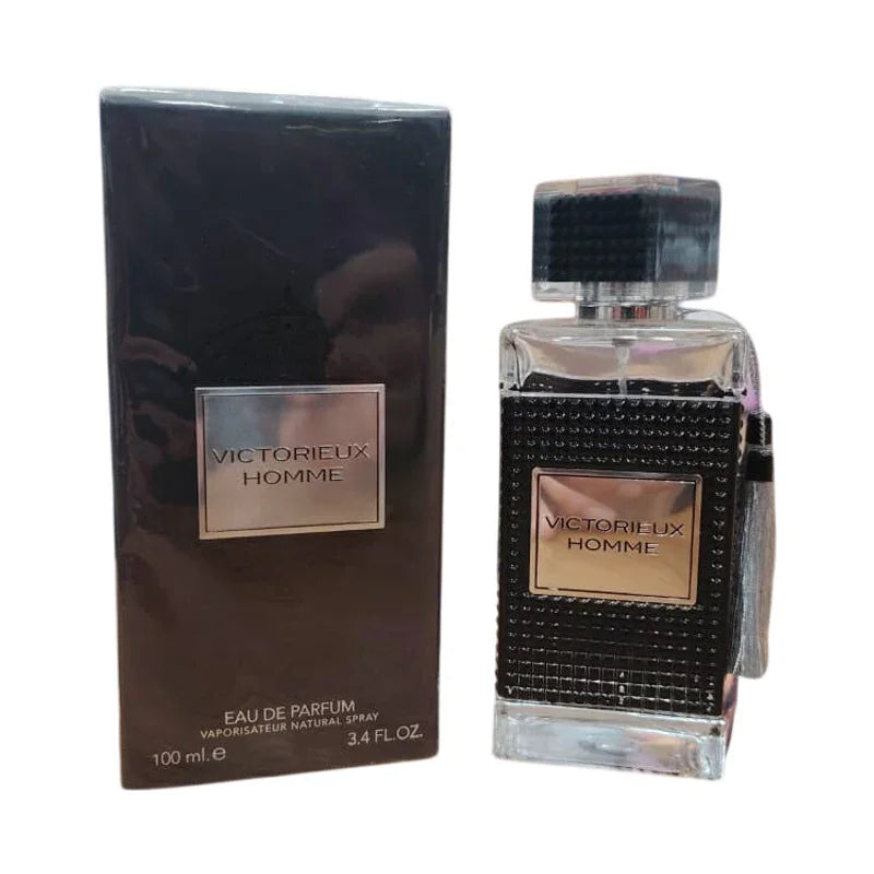 Parfum Victorieux Homme Eau de Parfum 100 ml avec son flacon et son étui noir