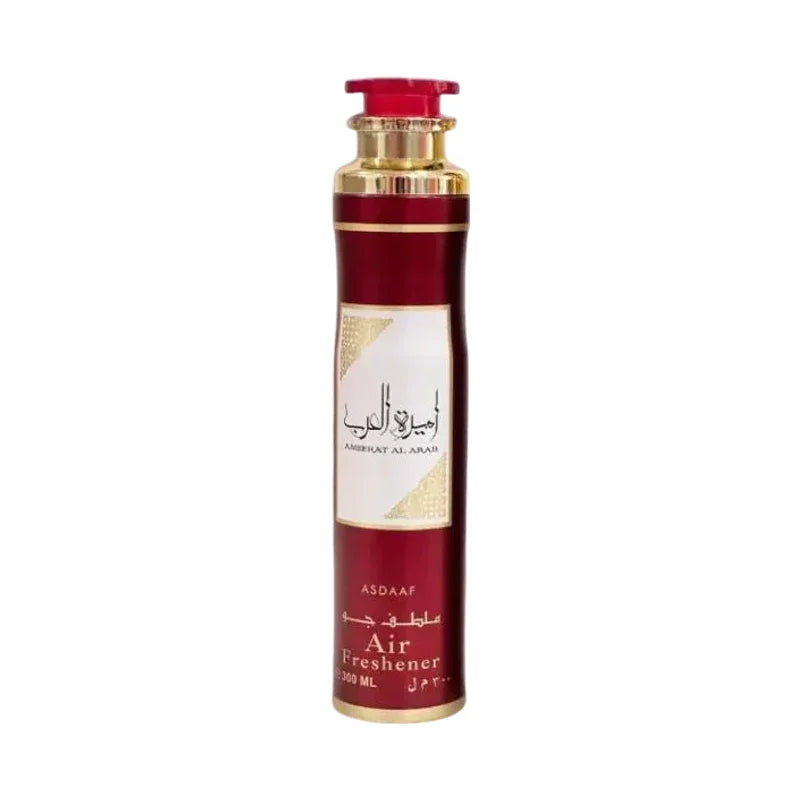 Bouteille de désodorisant pour l'air Asdaaf Amirat Al Arab de 300 ml.