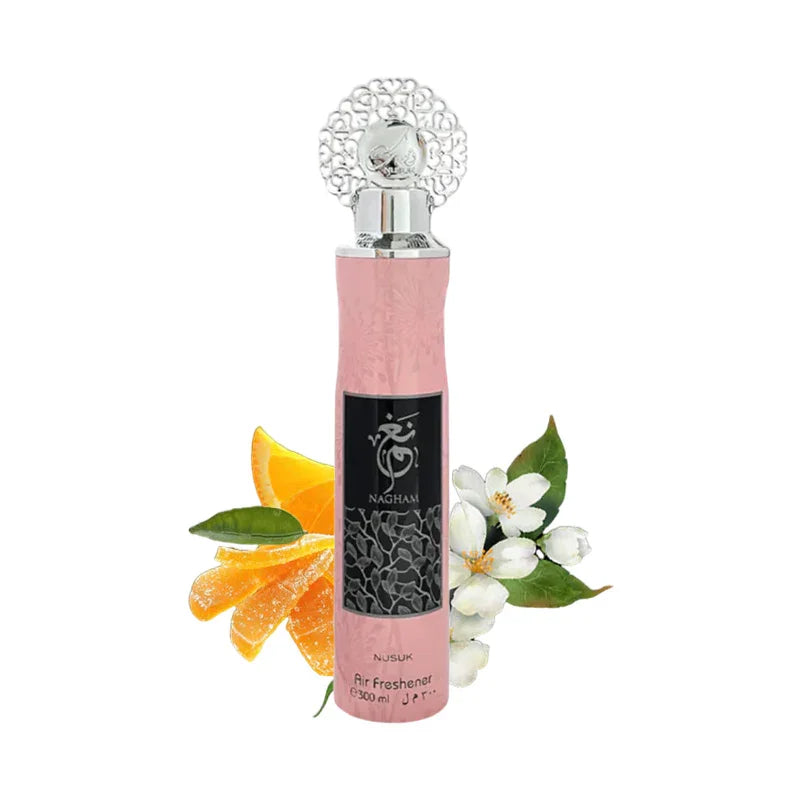 Diffuseur d'air Nusuk parfumé à l'orange et à la fleur blanche, 300 ml