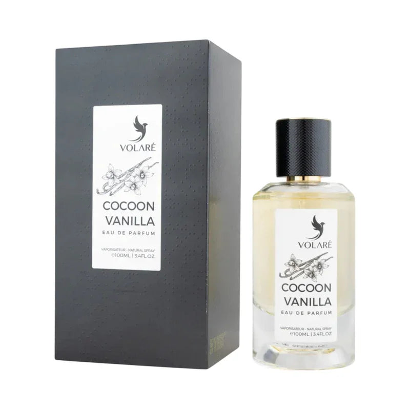 Parfum Cocoon Vanilla Volaré Eau de Parfum 100ml avec son coffret noir élégant