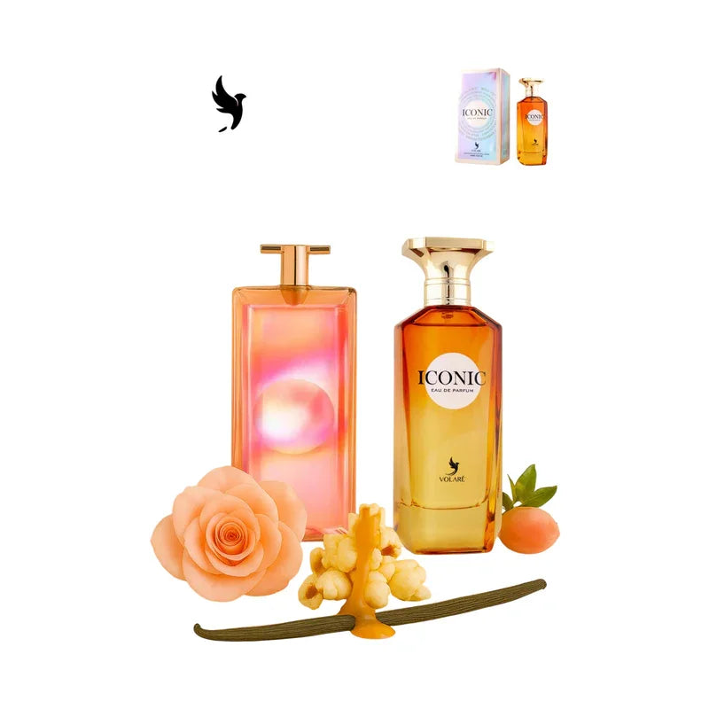 Parfum eau de parfum Iconic Volare avec rose, vanille et notes ambrées