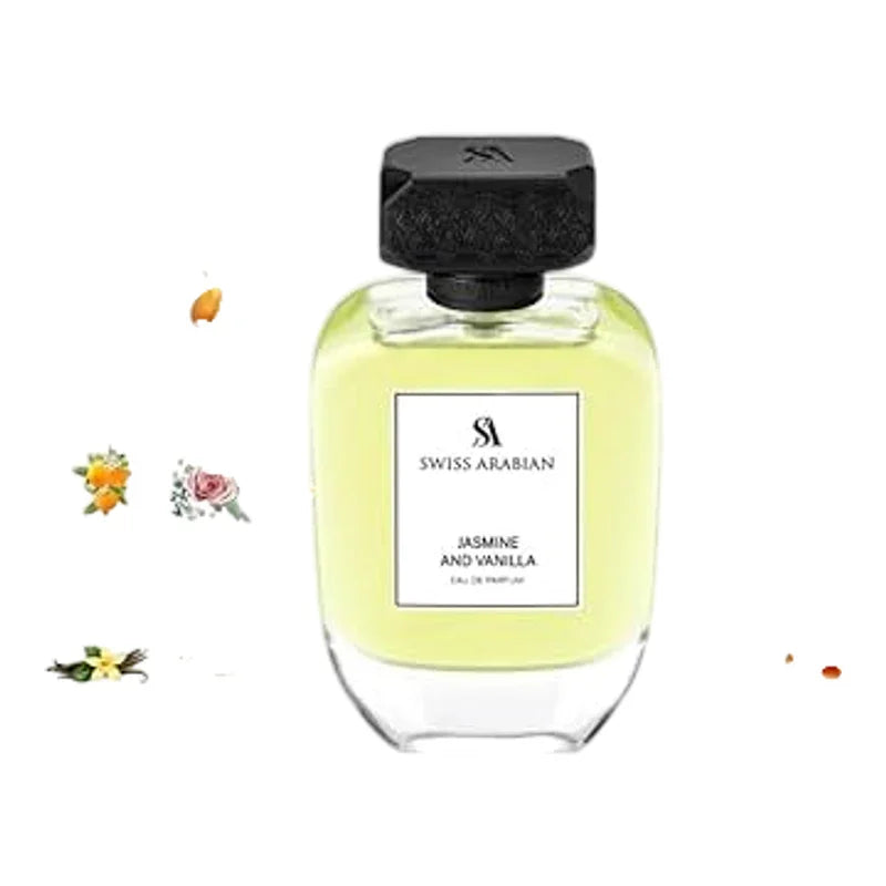 Parfum Eau de Parfum Jasmine and Vanilla de Swiss Arabian dans un flacon en verre