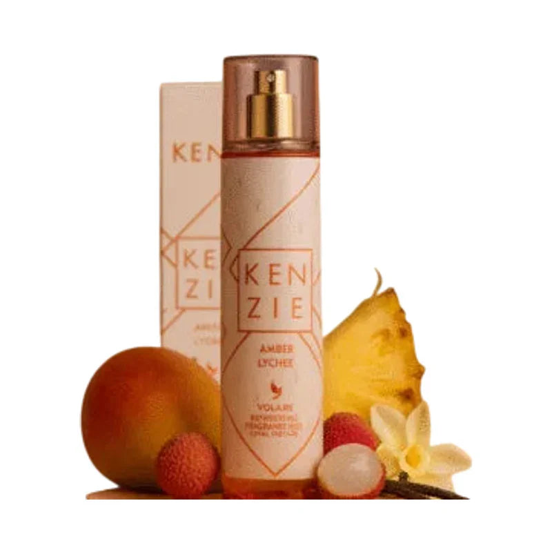 Parfum d'ambiance Kenzie Amber Lychee avec fruits exotiques et fleur de vanille