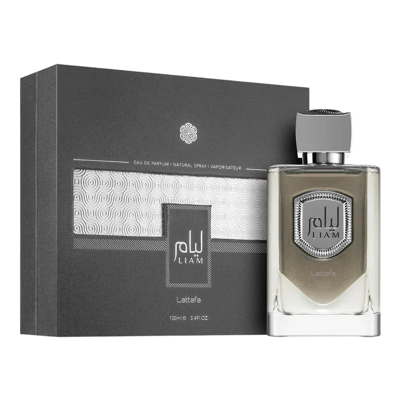 Parfum Eau de Parfum Liam de Lattafa dans son coffret noir élégant 100ml