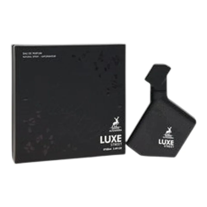 Parfum pour homme Luxe Street dans son coffret noir élégant