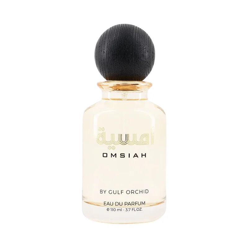 Parfum Omsiah by Gulf Orchid, eau de parfum 110ml, flacon élégant avec bouchon noir texturé