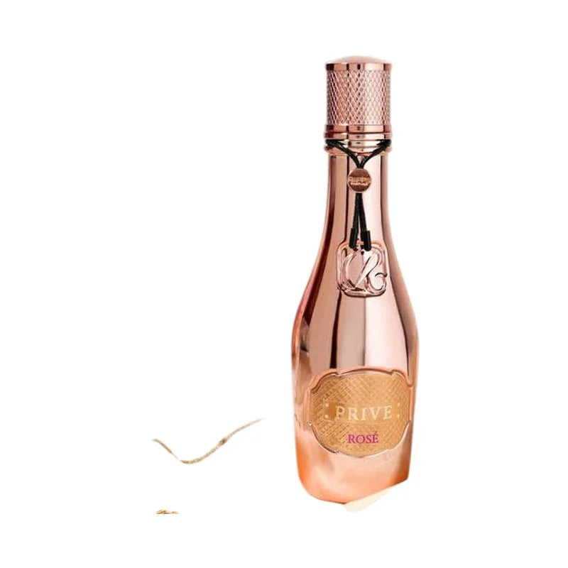 Flacon de parfum rose doré Privé Rosé avec bouchon texturé