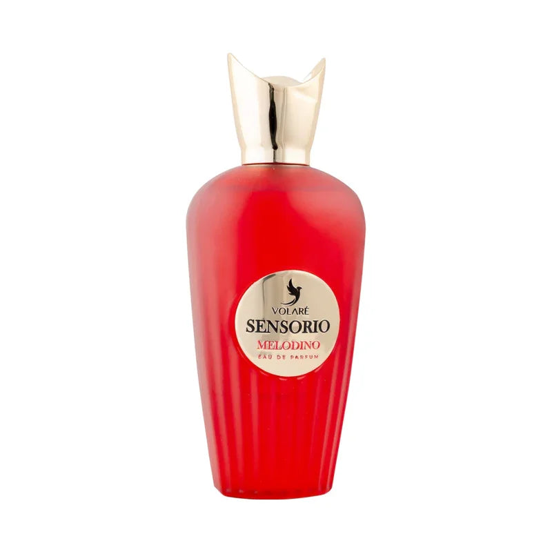 Flacon de parfum rouge Volaré Sensorio Melodino Eau de Parfum