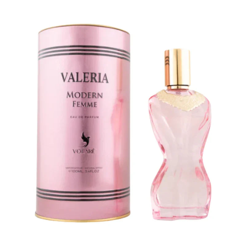 Parfum eau de parfum Valeria Modern Femme Volare dans son coffret rose élégant
