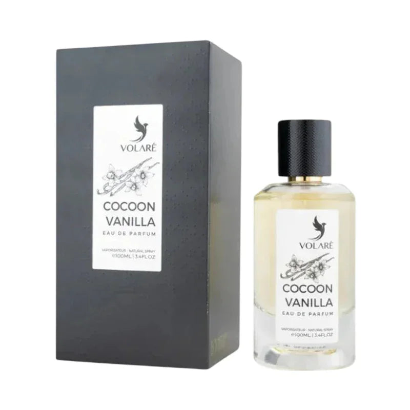 Parfum Cocoon Vanilla Volaré Eau de Parfum 100ml et son coffret noir