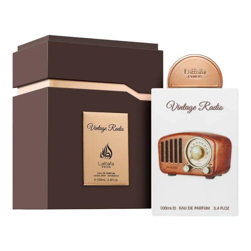 Parfum Lattafa Pride Vintage Radio Eau de Parfum 100ml avec son coffret élégant